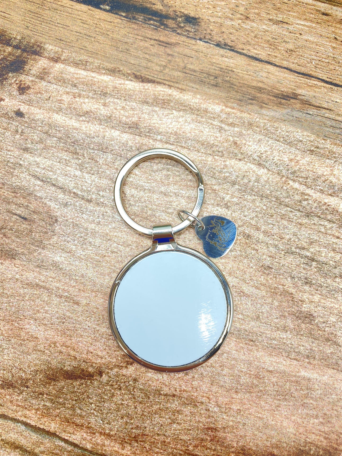 Personalized Circle Keychain