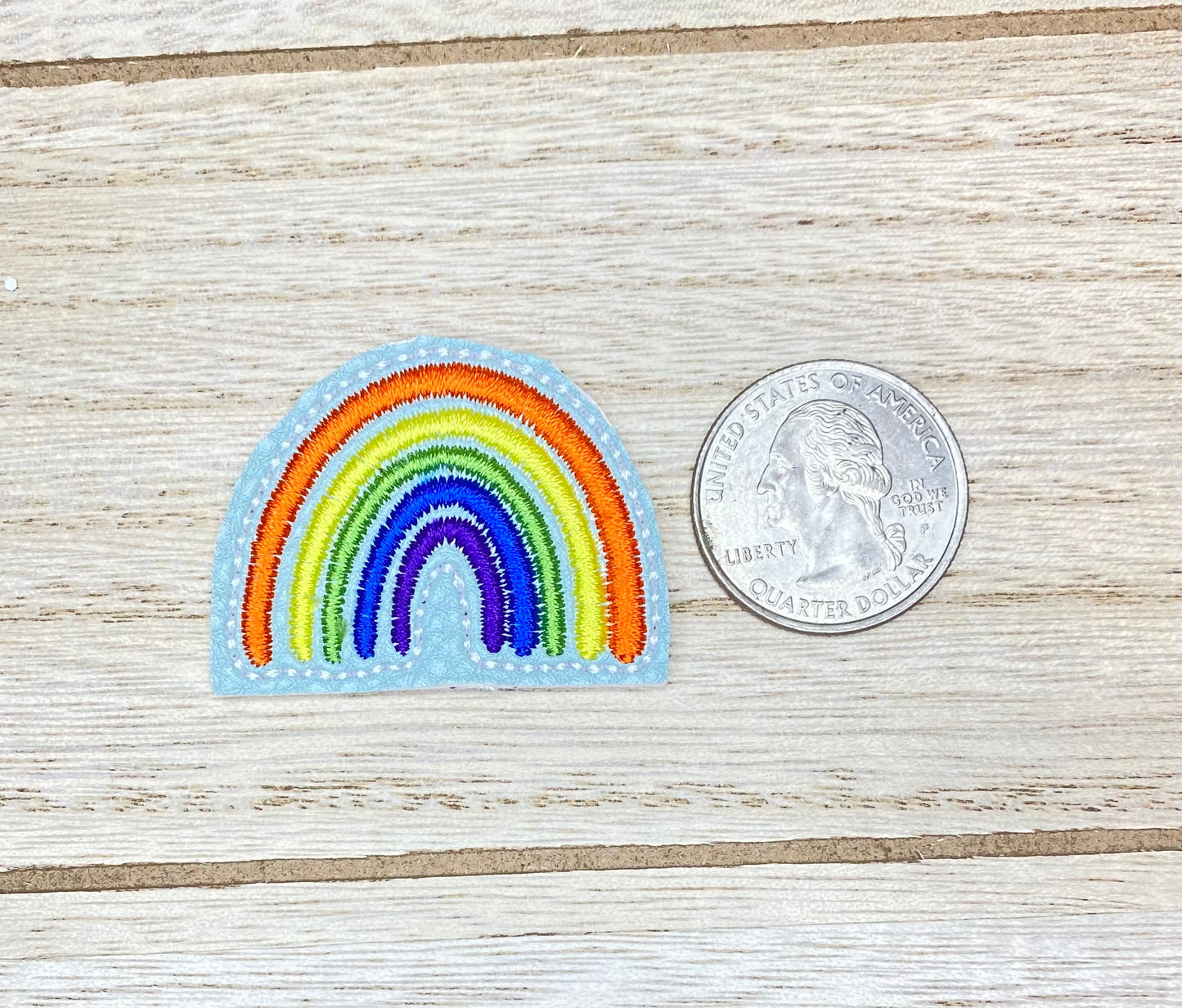 Uncut Rainbow feltie