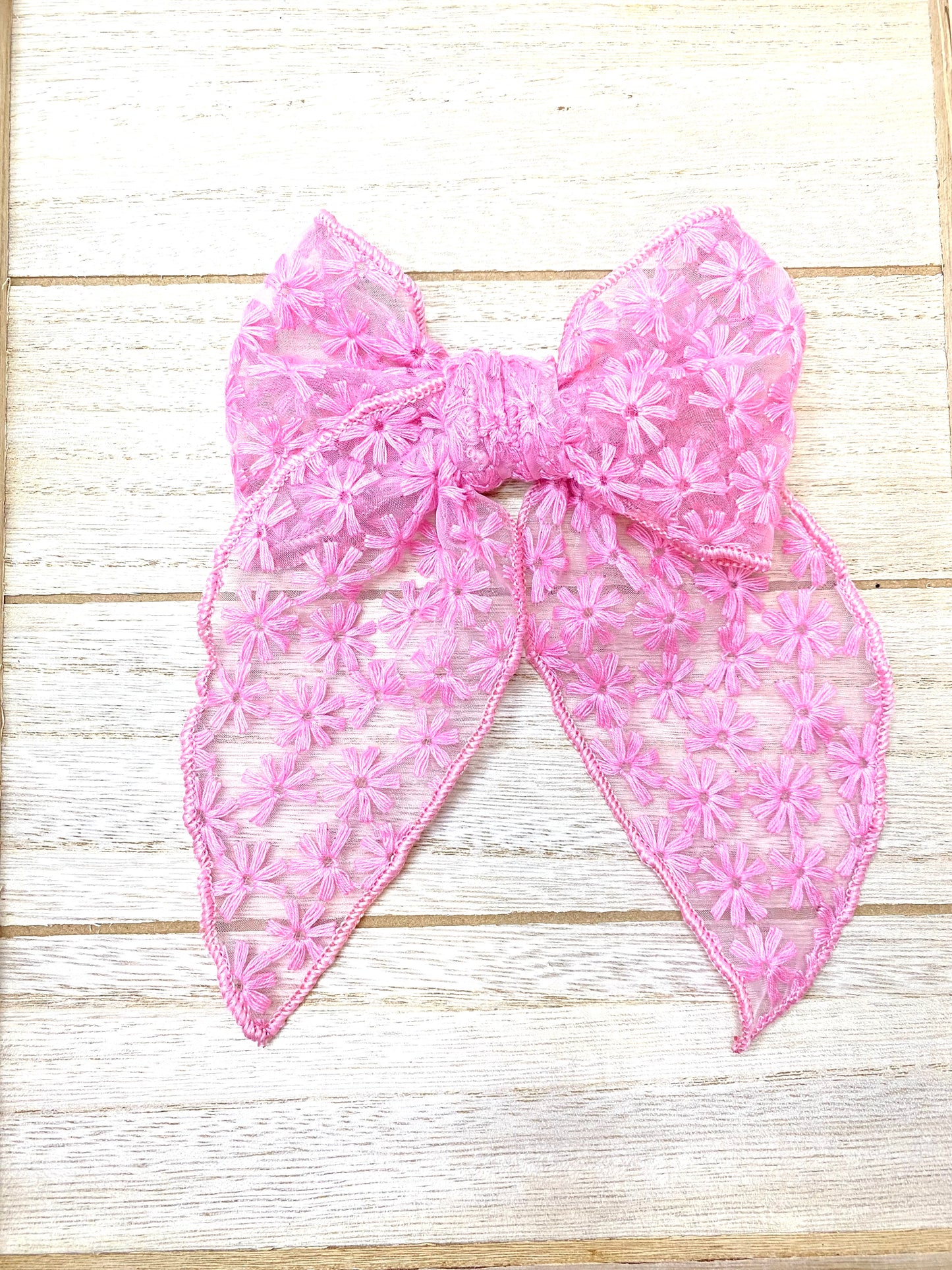 Hibiscus hand tie bow