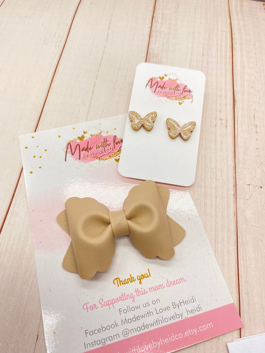 Neutral Mommy and me set