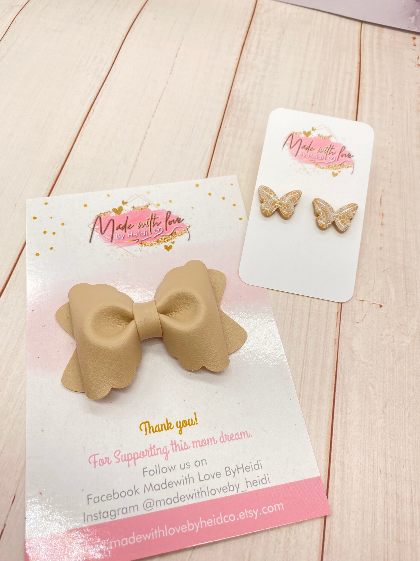 Neutral Mommy and me set