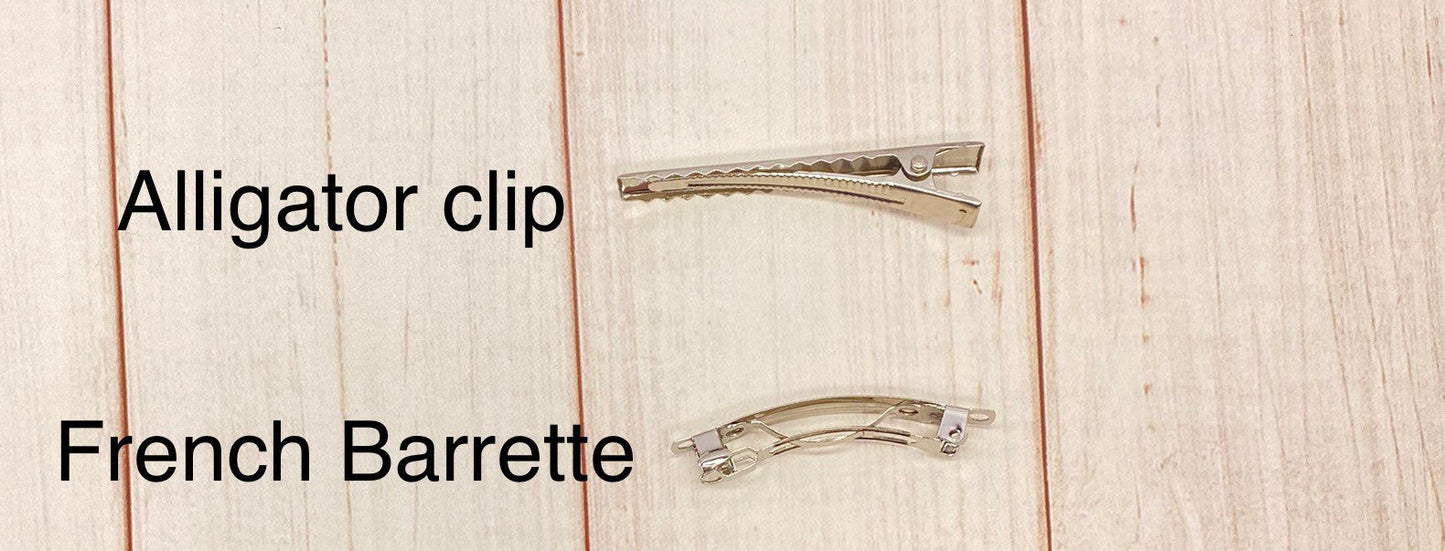 Leaf piggy  hair bows