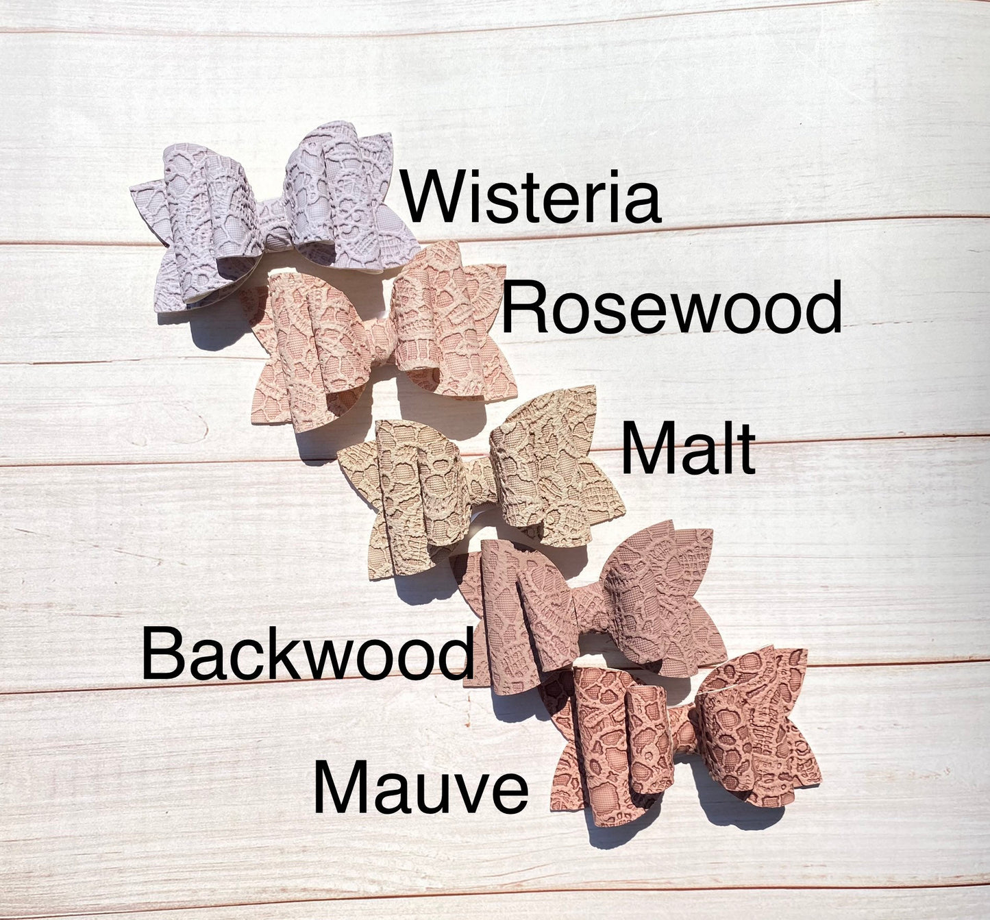 3.5” Elegant lace hair bow