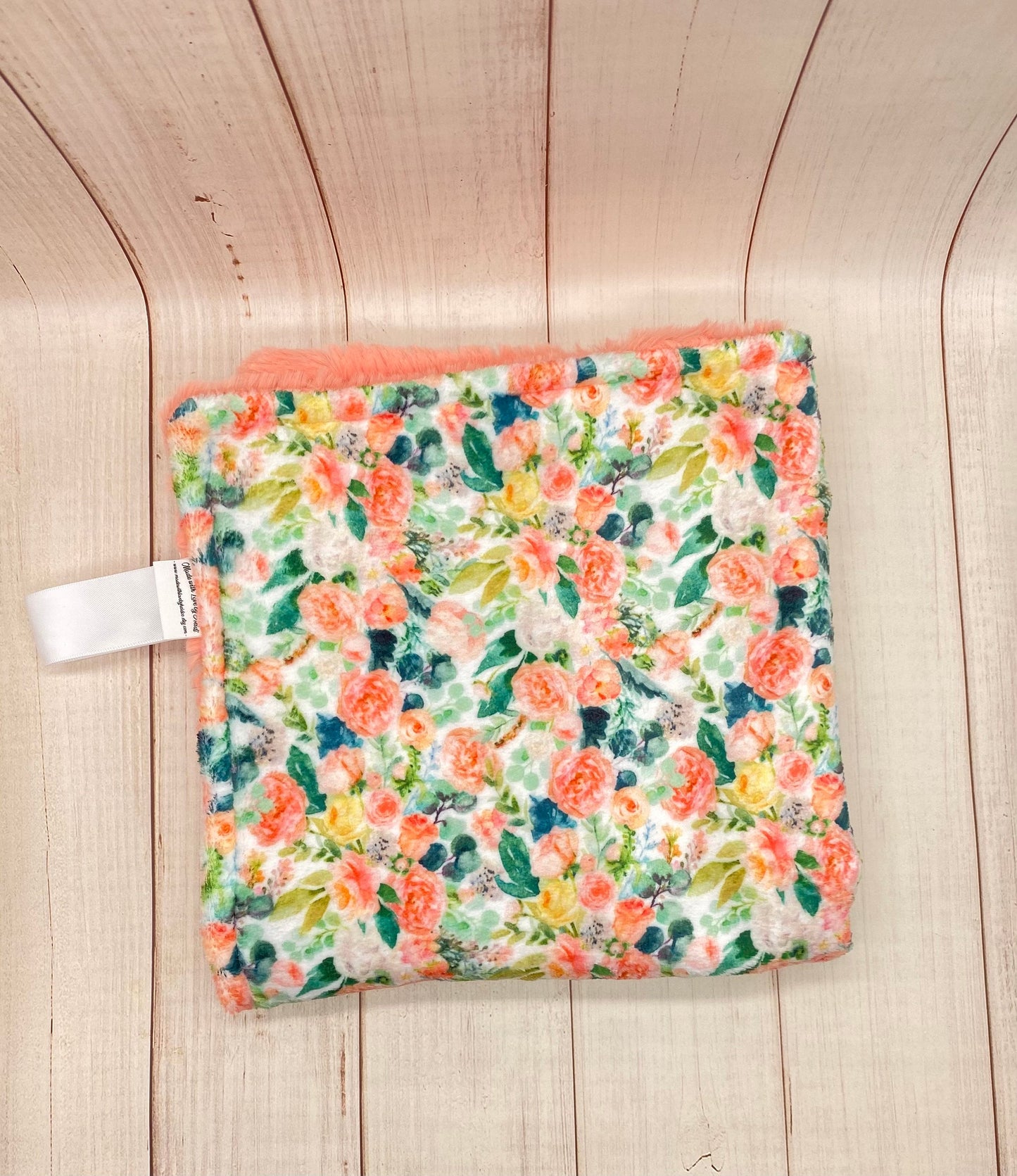 16"x16" Lush blush baby lovey