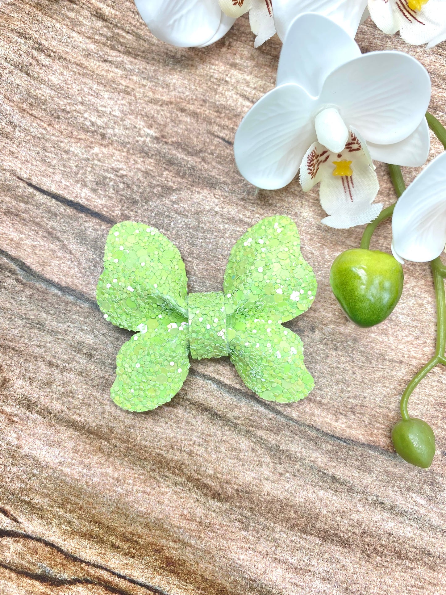 Lime green butterfly