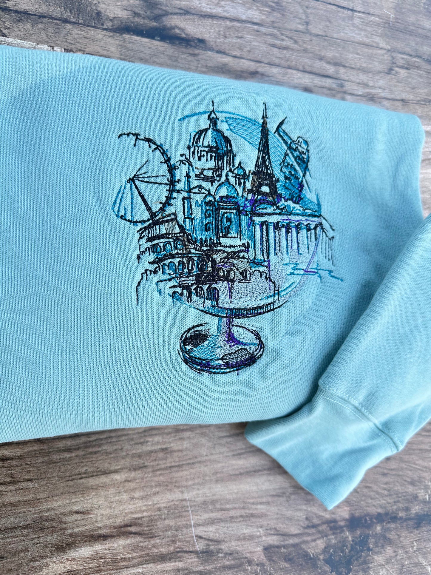 Around the world sweatshirt