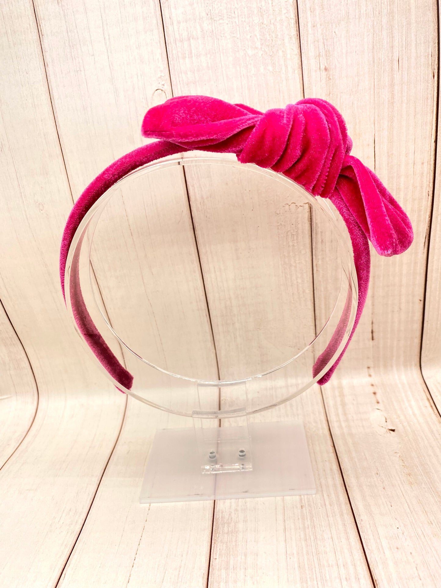 Fuchsia Velvet Headband