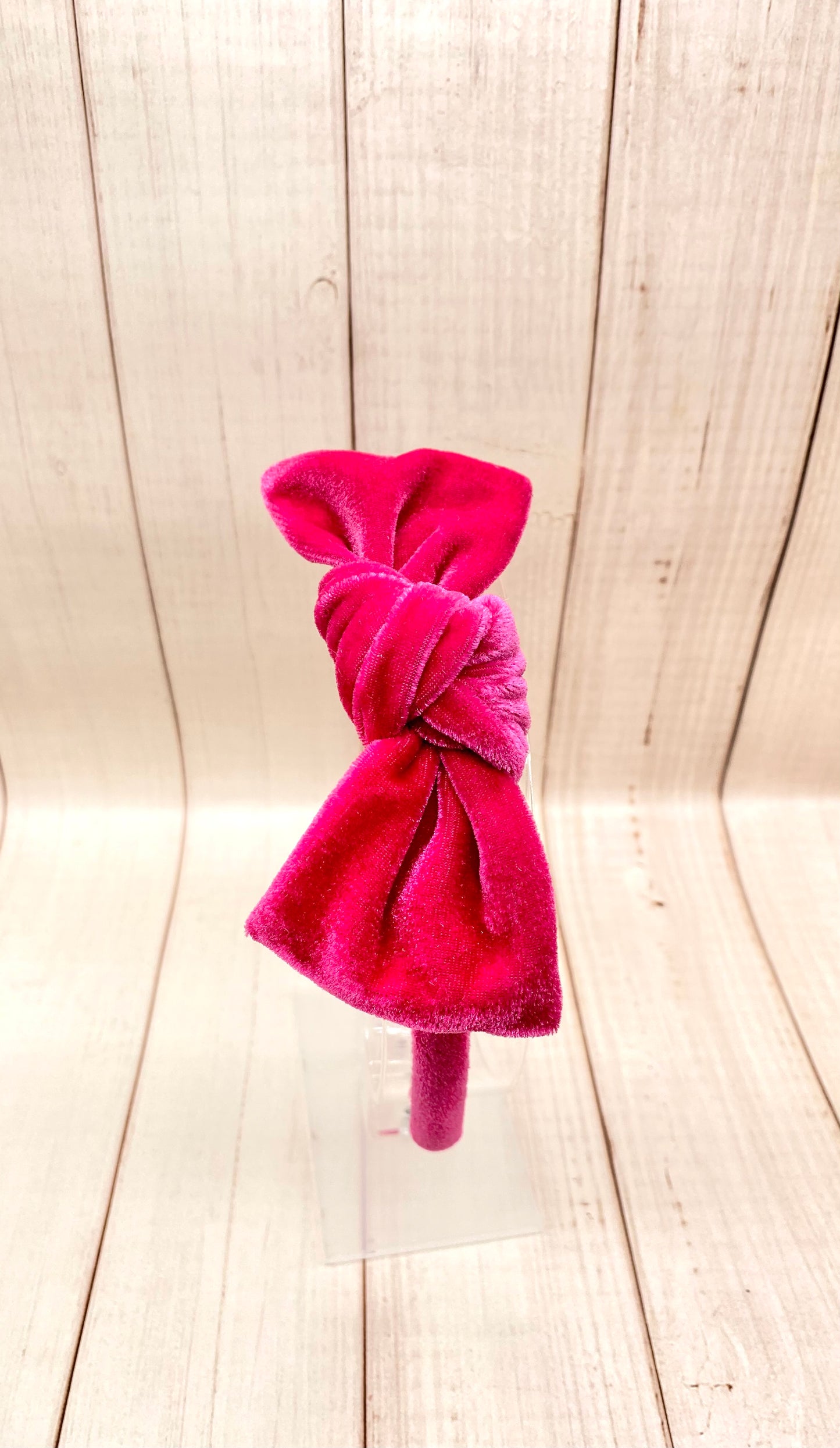 Fuchsia Velvet Headband