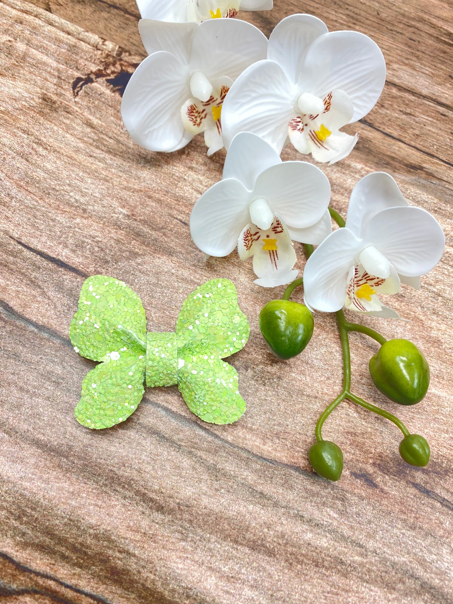 Lime green butterfly