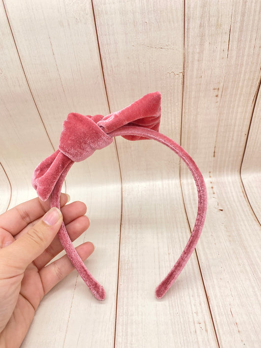 Mauve Velvet Headband