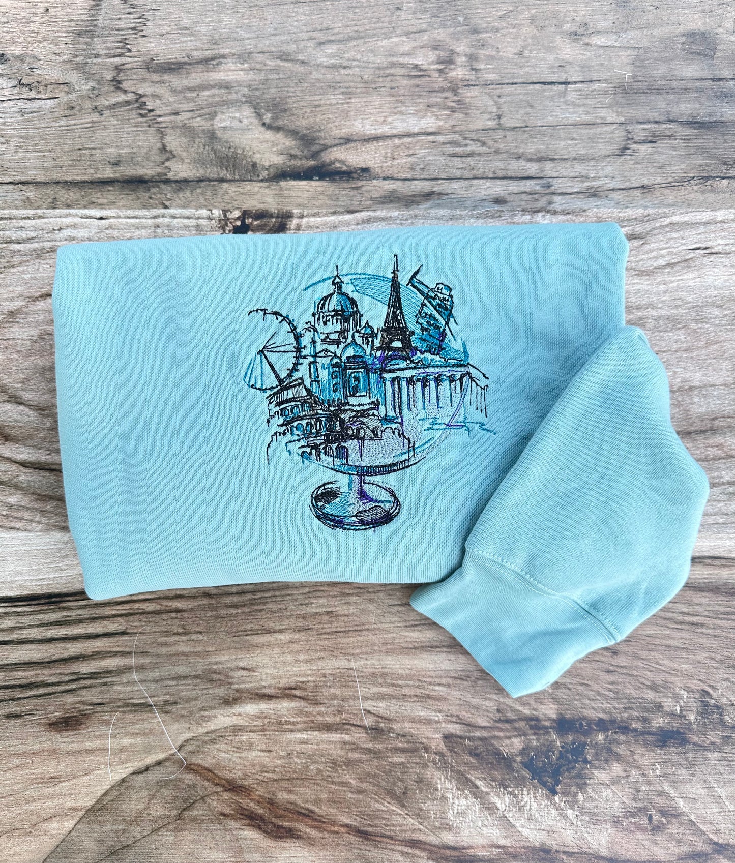 Around the world sweatshirt