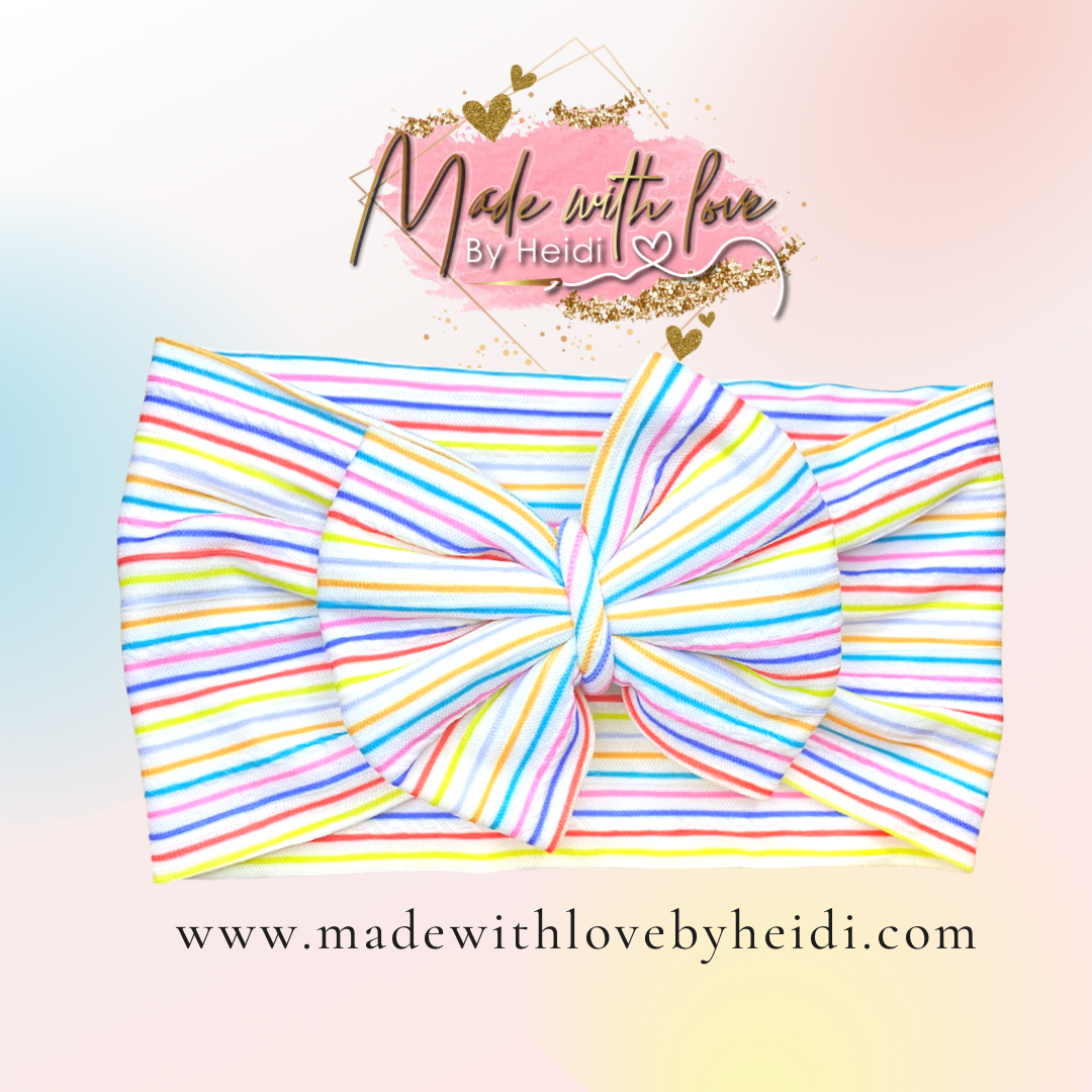 Colorful stripes headband