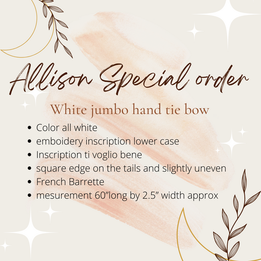 Allison Special Order